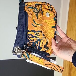 Kipling Women's Orange and Blue Crossbody Bag